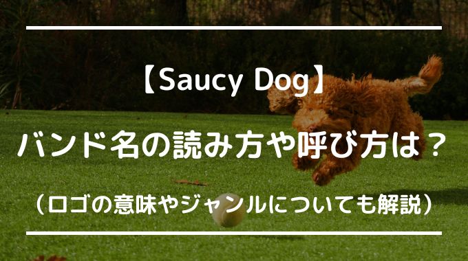 SaucyDogの読み方や呼び方は？ロゴの意味やジャンルは何系？